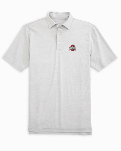 Ohio State Buckeyes Driver Spacedye Polo Shirt – Southern Tide | Southern Tide Collegiate