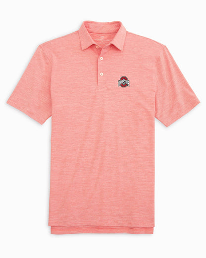 Ohio State Buckeyes Driver Spacedye Polo Shirt – Southern Tide | Southern Tide Collegiate