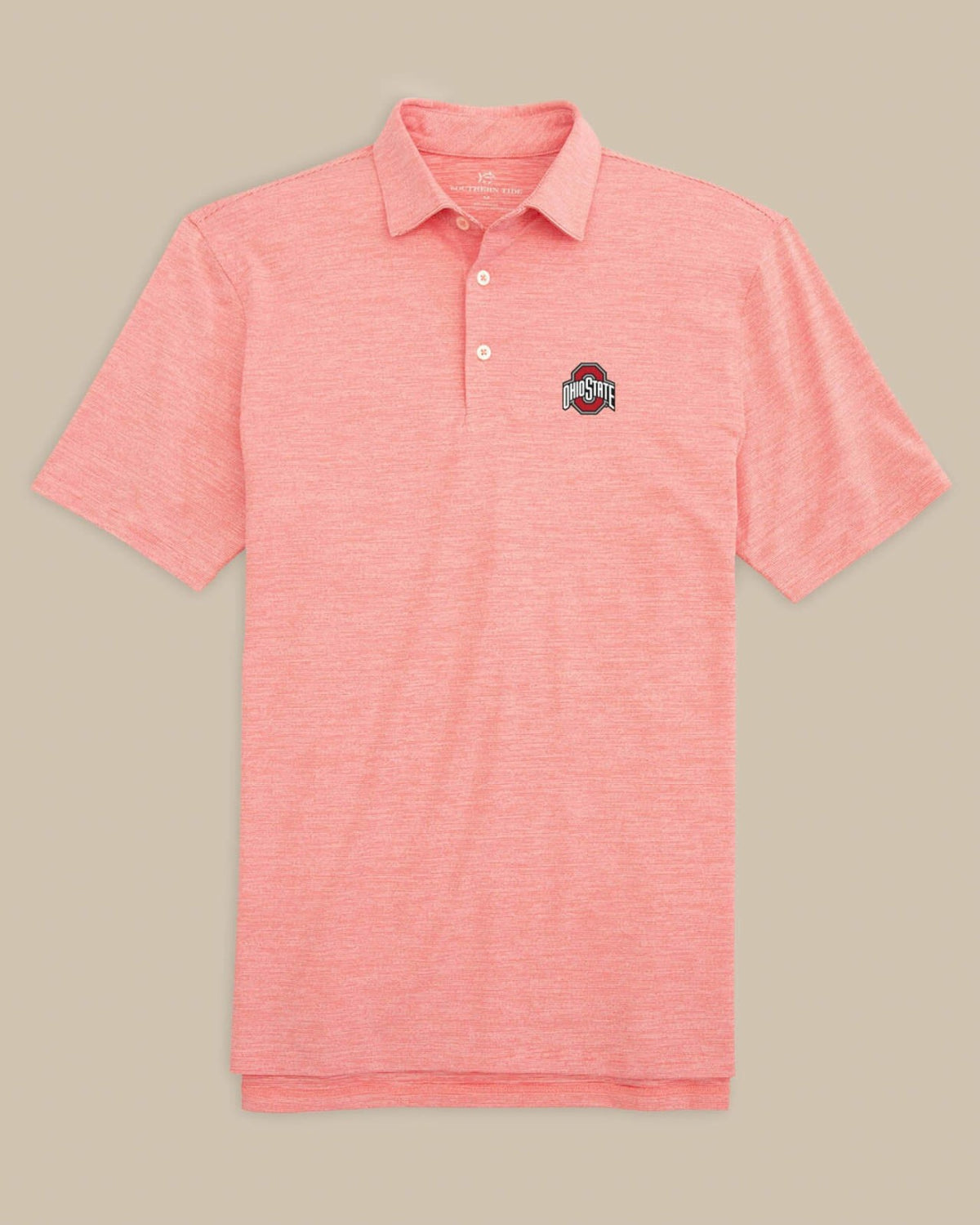 Ohio State Buckeyes Driver Spacedye Polo Shirt – Southern Tide | Southern Tide Collegiate