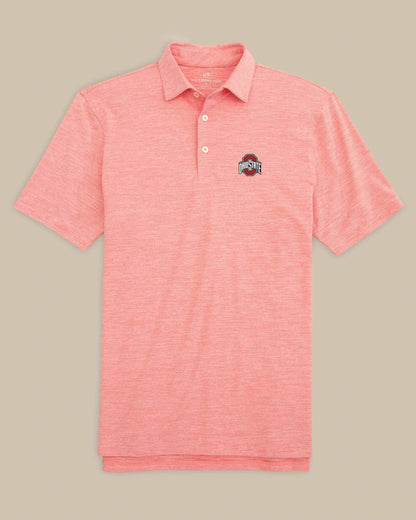 Ohio State Buckeyes Driver Spacedye Polo Shirt – Southern Tide | Southern Tide Collegiate