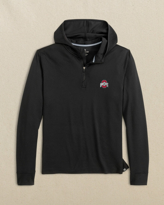 Ohio State Buckeyes Scuttle Quarter Zip Hoodie | Southern Tide Collegiate