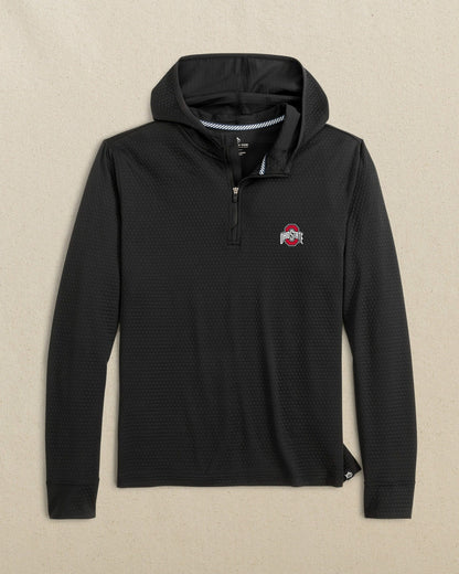 Ohio State Buckeyes Scuttle Quarter Zip Hoodie | Southern Tide Collegiate