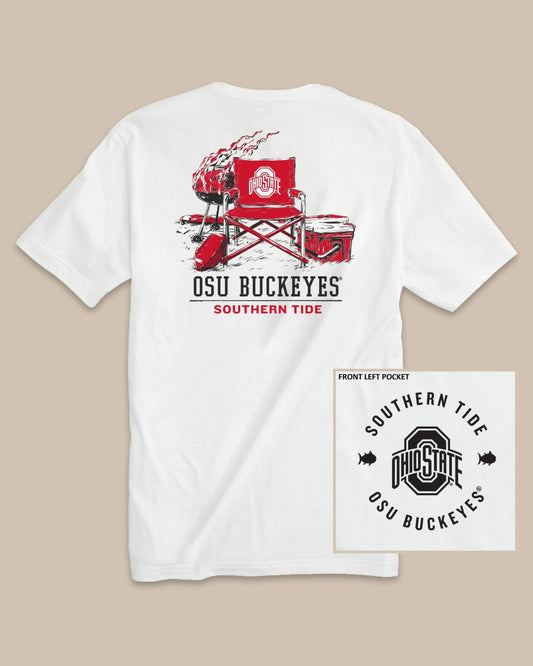Ohio State Buckeyes Gameday BBQ Tailgate T-Shirt | Southern Tide Collegiate