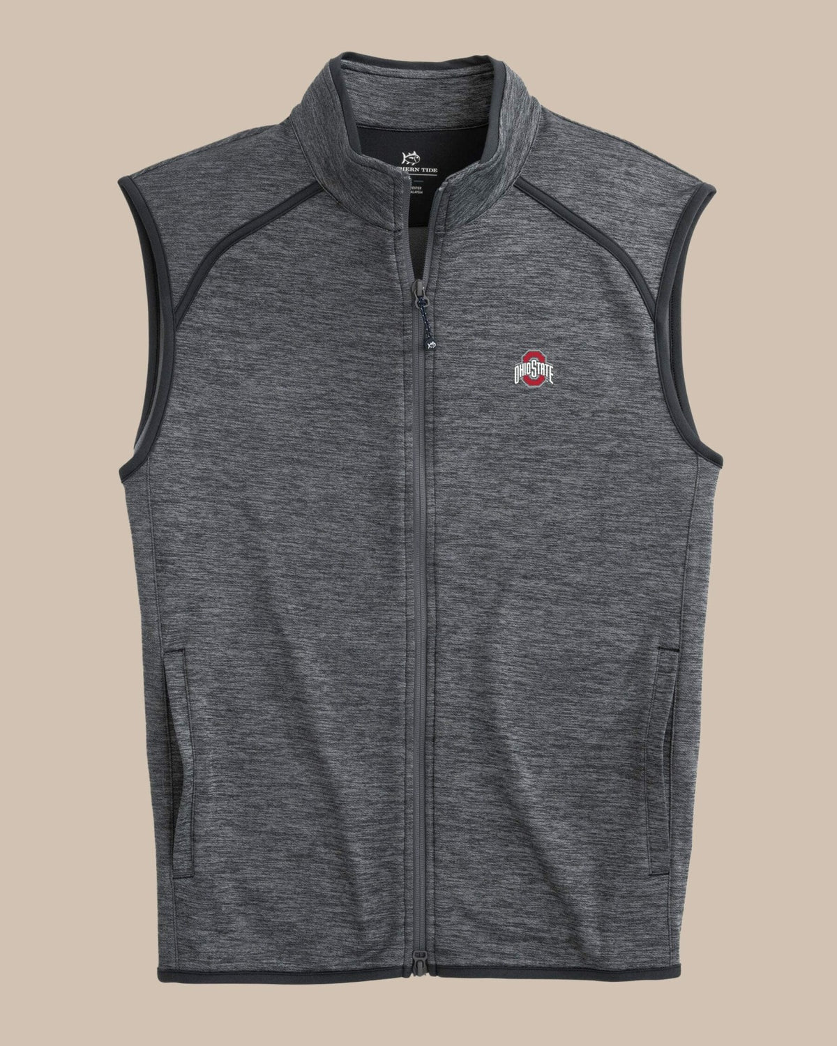 Ohio State Buckeyes Baybrook Heather Vest | Southern Tide Collegiate