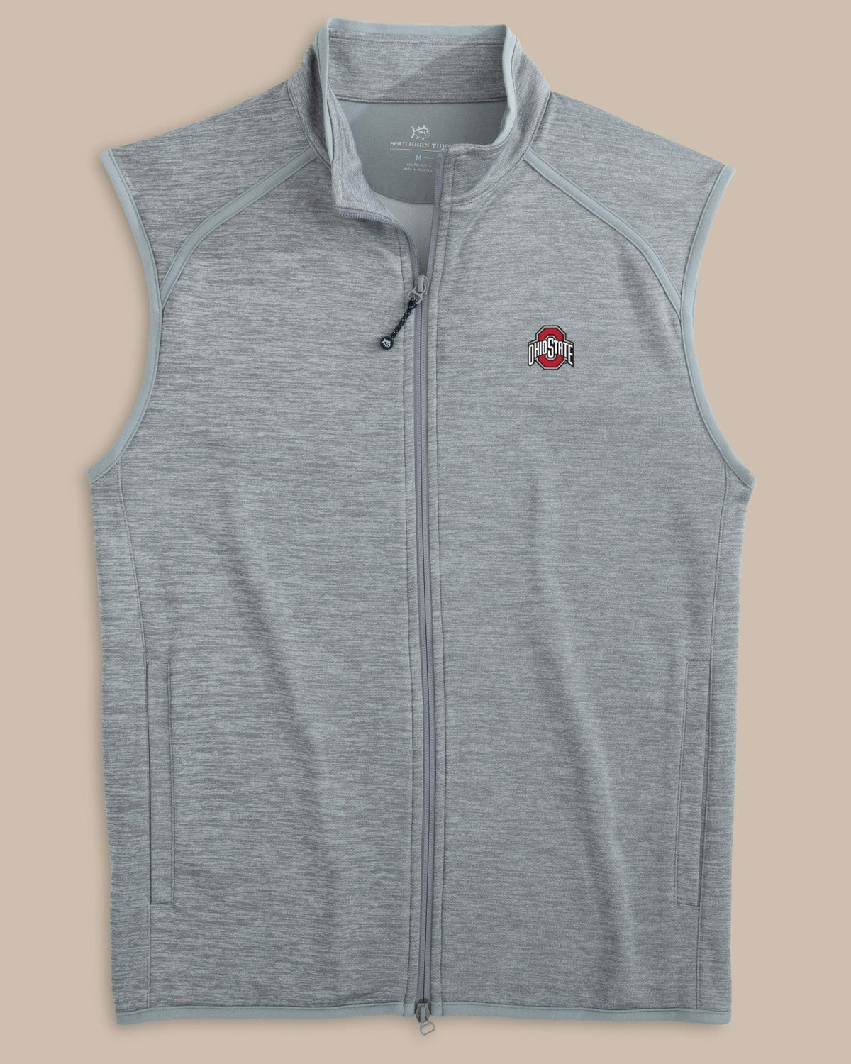 Ohio State Buckeyes Baybrook Heather Vest | Southern Tide Collegiate