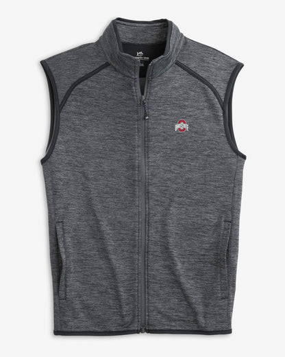 Ohio State Buckeyes Baybrook Heather Vest | Southern Tide Collegiate