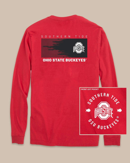 Ohio State Buckeyes Gameday Hexagon T-Shirt | Southern Tide Collegiate