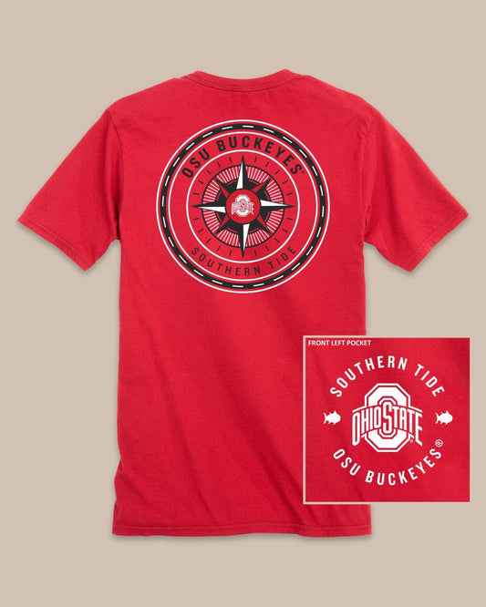 Ohio State Buckeyes Gameday Compass T-Shirt | Southern Tide Collegiate