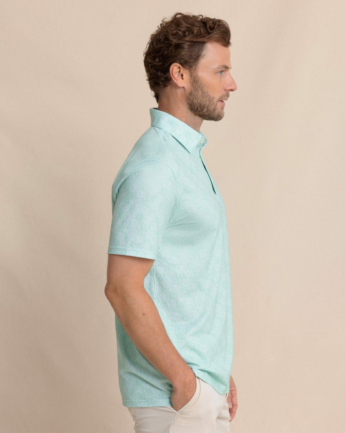 Driver Beach Palms Printed Polo | Southern Tide Sale