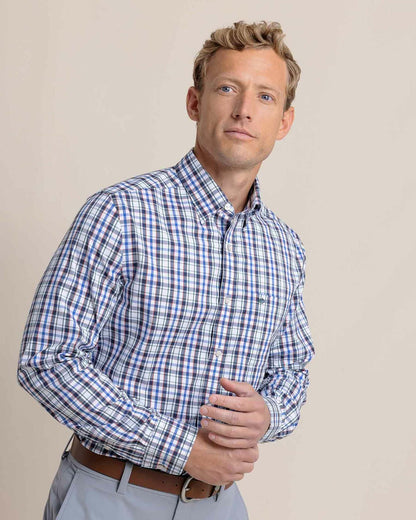Charleston Master Plaid Long Sleeve Sport Shirt | Southern Tide Sale