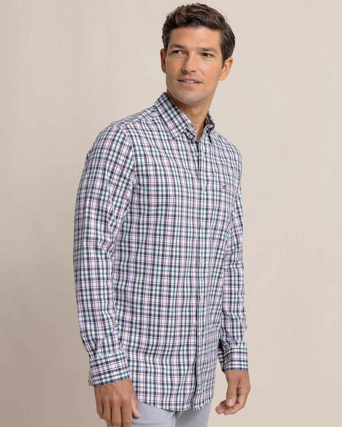 Charleston Master Plaid Long Sleeve Sport Shirt | Southern Tide Sale