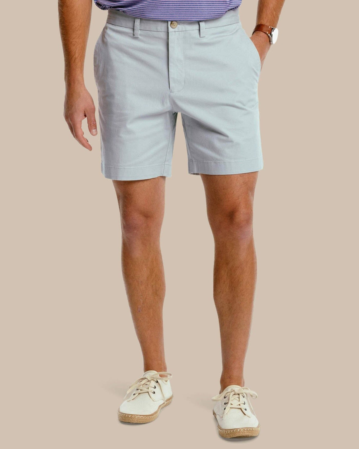 7 Inch Khaki Shorts - Channel Marker Fabric | Southern Tide Sale