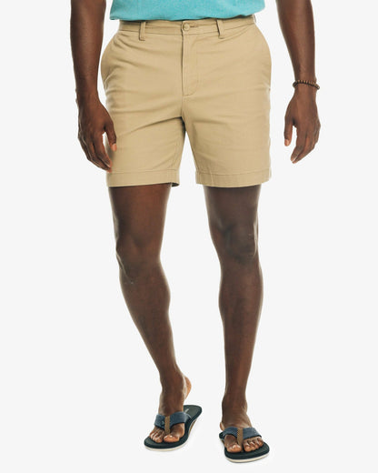 7 Inch Khaki Shorts - Channel Marker Fabric | Southern Tide Sale
