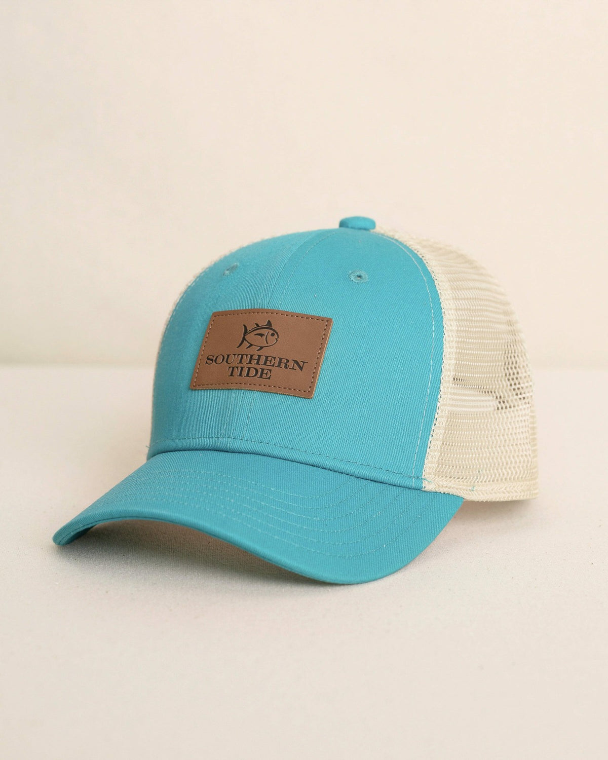 ST Leather Patch Trucker Hat | Southern Tide Sale