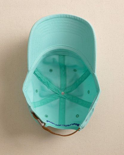 Mini Skipjack Leather Strap Hat - Turtle Green | Southern Tide Sale