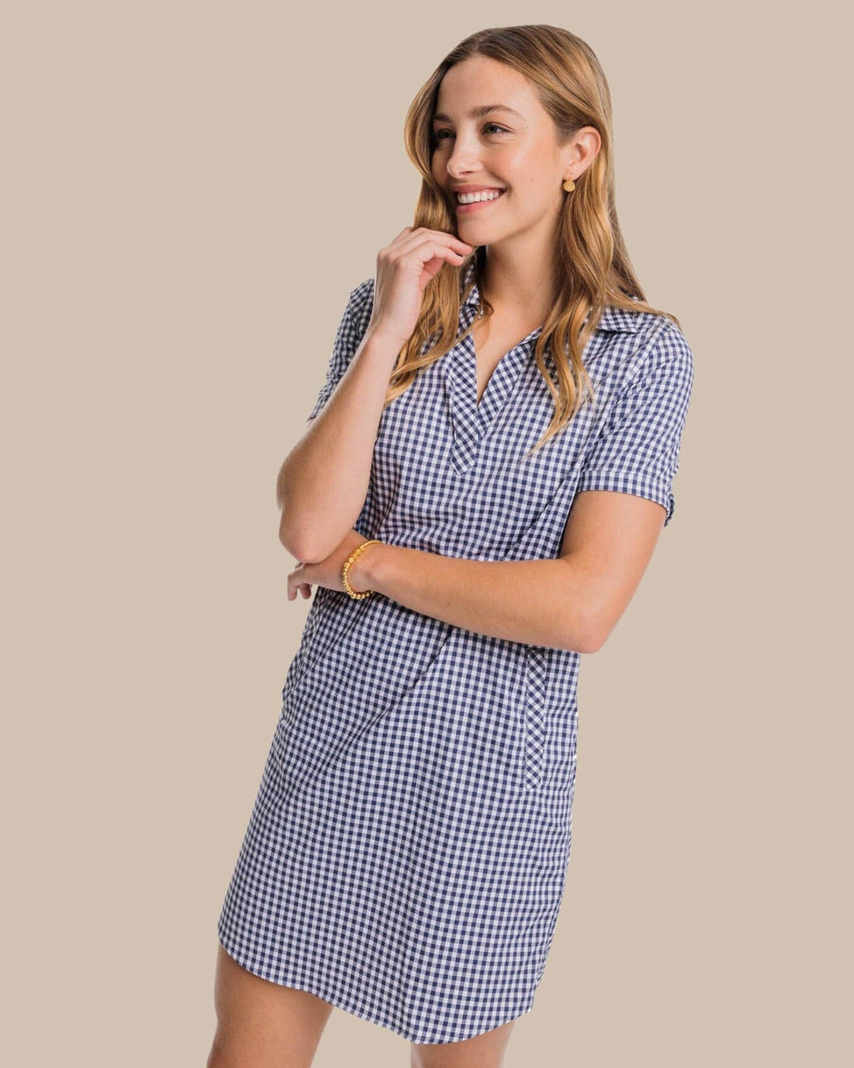 Kamryn brrr°® Intercoastal Gingham Dress | Southern Tide Sale