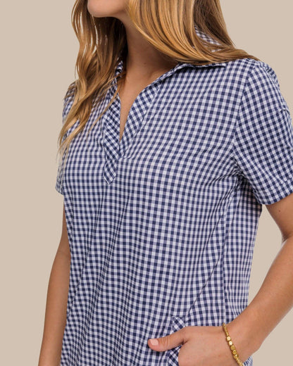 Kamryn brrr°® Intercoastal Gingham Dress | Southern Tide Sale