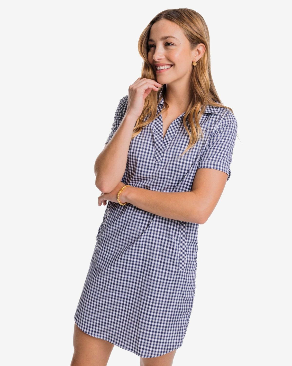 Kamryn brrr°® Intercoastal Gingham Dress | Southern Tide Sale