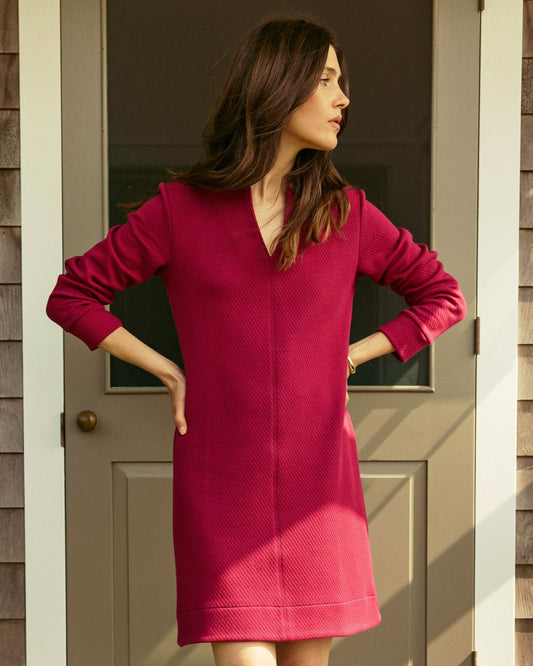 Cady Jacquard Dress - Carolina Plum | Southern Tide Sale