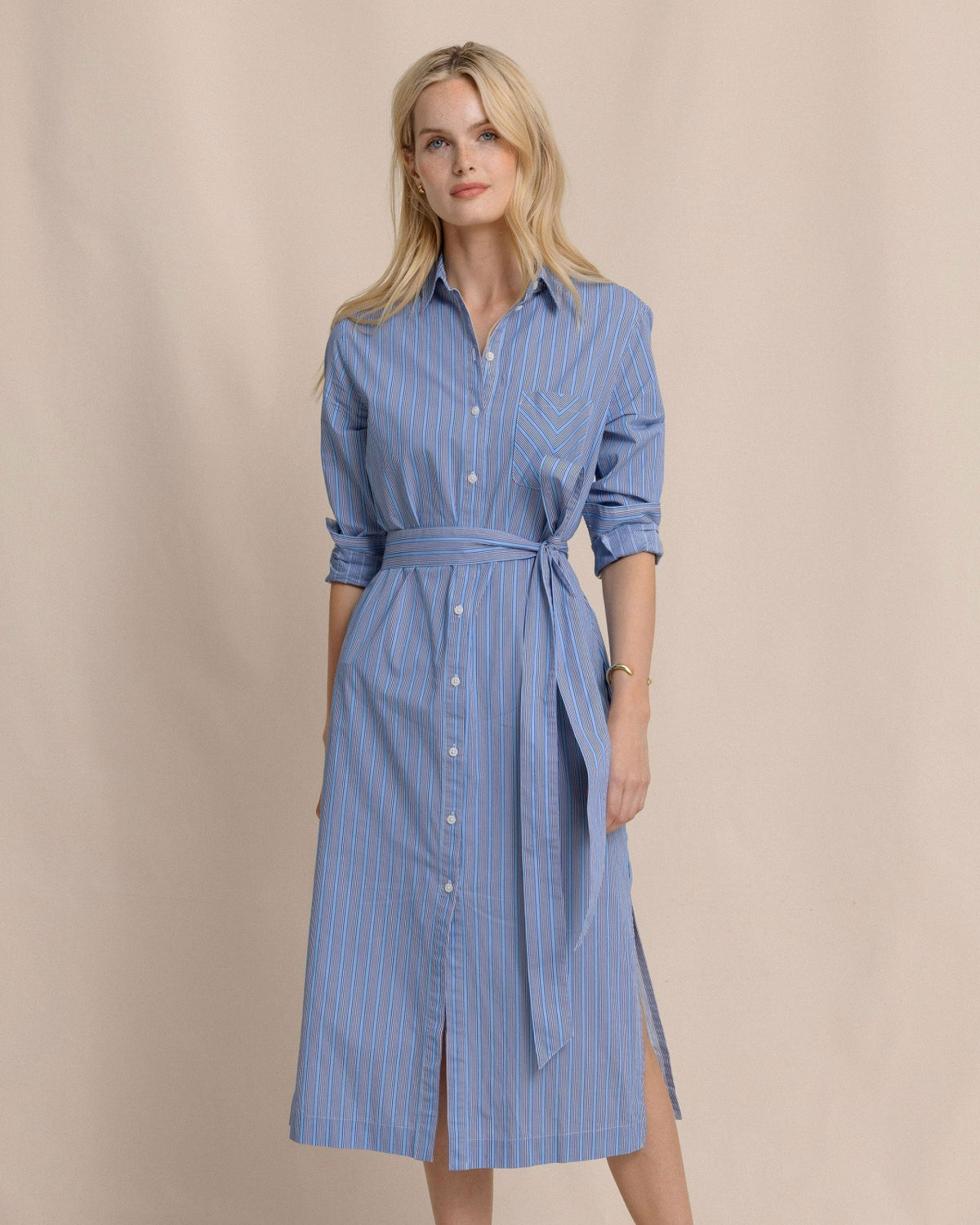 Trista Striped Midi Shirt Dress | Southern Tide Sale
