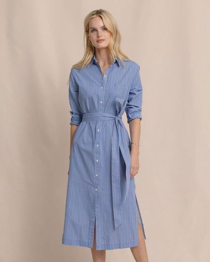 Trista Striped Midi Shirt Dress | Southern Tide Sale