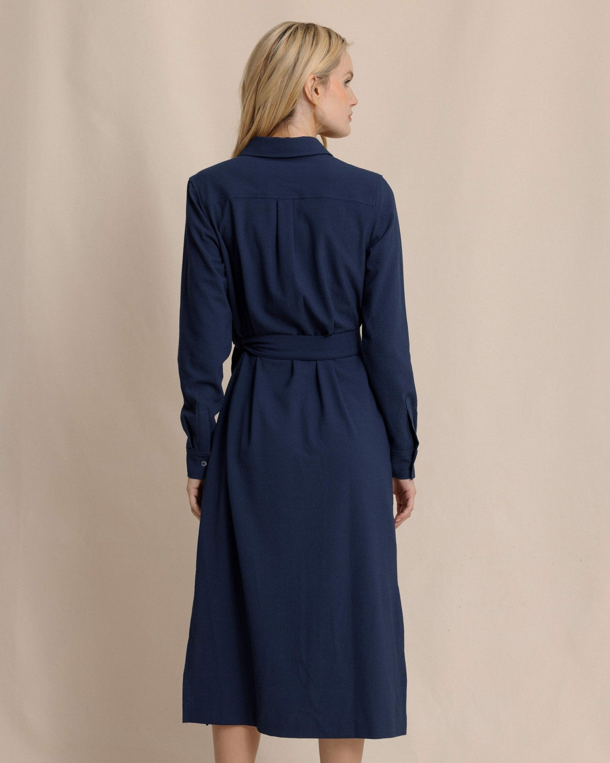 Trista Textured Midi Shirt Dress | Southern Tide Sale