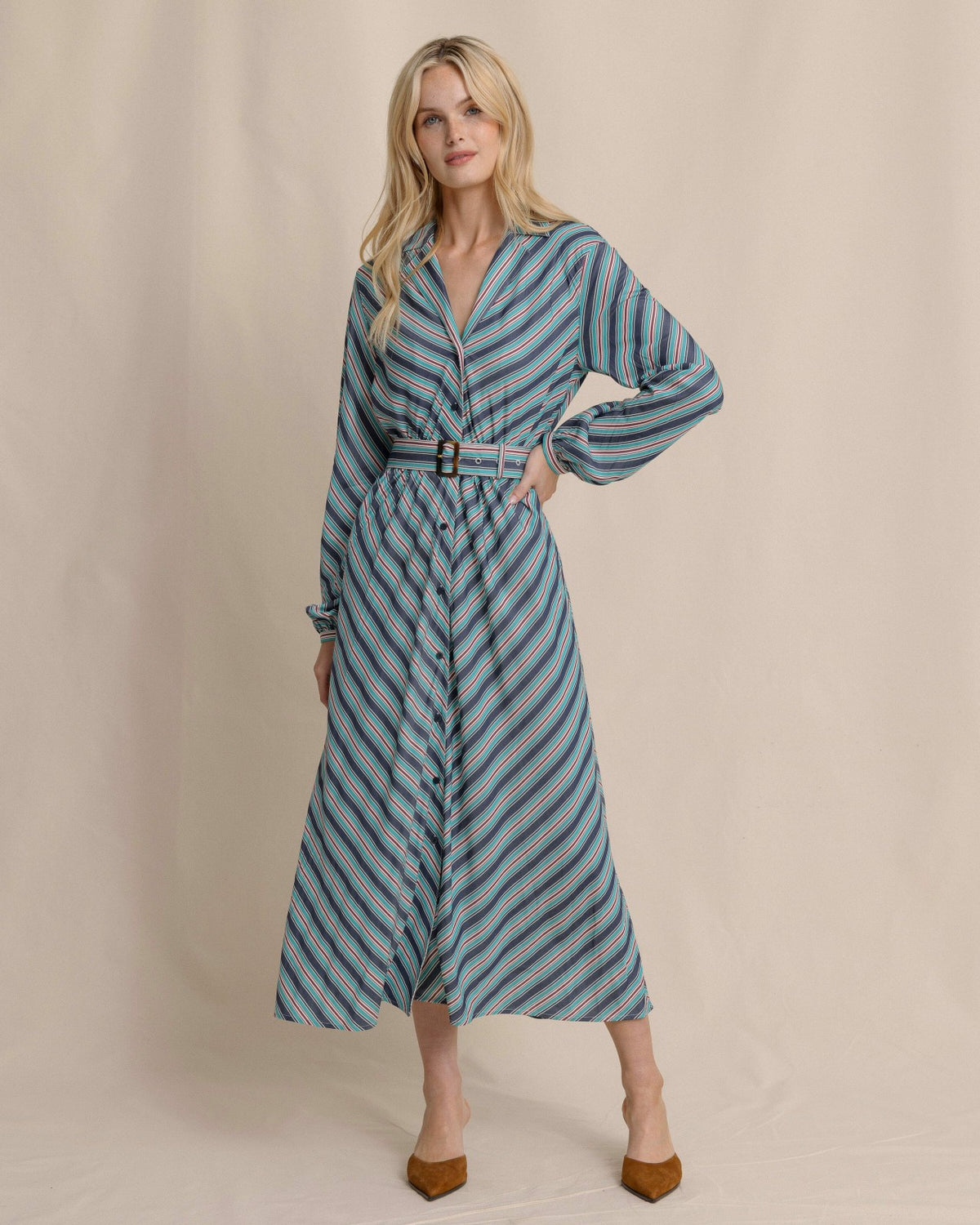 Clarissa Stripe Maxi Dress | Southern Tide Sale