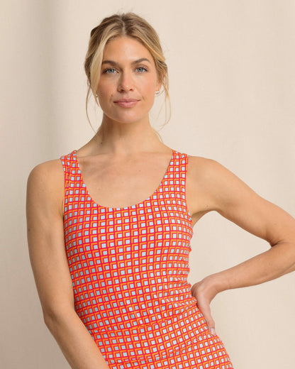 Natalie Printed Cross Back Tank | Southern Tide Sale